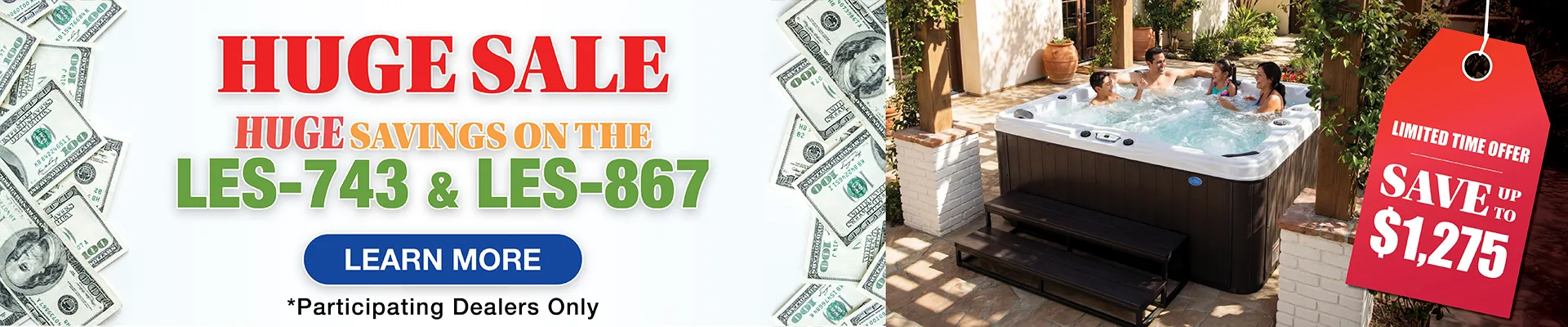 Calspas hot tub being used in a family setting - Fullerton